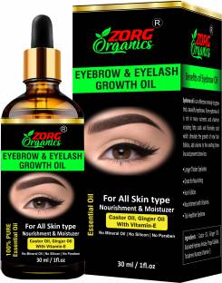 Zorg Organics Eyebrow & Eyelash Growth Oil for women 30 ml
