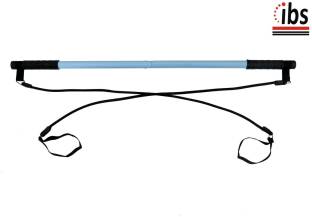 IBS Portable Pilates Bar Kit with Resistance Band Yoga Exercise Bar Resistance Band Resistance Tube