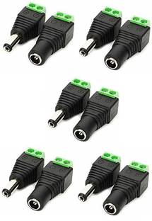 Atekt 6 Set Screw Fastening Type Male And Female Dc Power Plug Connector 6 Male 6 Female Dc Connector Wire Connector Price In India Buy Atekt 6 Set Screw Fastening Type