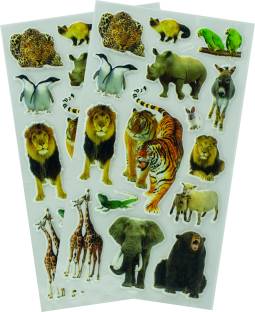 Ovicart 2 cm Animal Stickers Self Adhesive Sticker Price in India - Buy  Ovicart 2 cm Animal Stickers Self Adhesive Sticker online at 