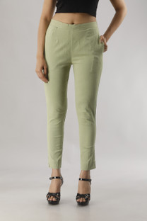 SYSMA Regular Fit Women Green Trousers 