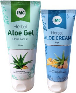 imc herbal aloe gel skin care gel