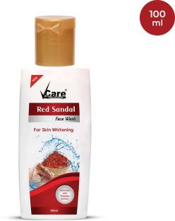 Vcare Red Sandal , 100 ml Face Wash