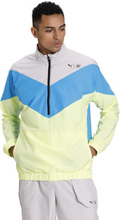 puma full sleeve colorblock men jacket