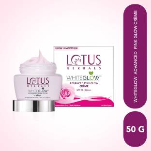 LOTUS HERBALS WhiteGlow Advanced Pink Glow Crme SPF 25 | PA+++ for skin brightening, Anti-Pollution, Preservative Free, All skin types