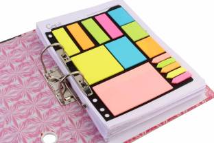 Levin 1 20 Sheets ticky Notes & Page Markers Binder Pack (Pack of 1), 6 Colors