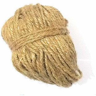 2 PCS x 328 Feet ILIKEEC Natural Jute Twine 656 Feet 6 Ply 3mm Best Arts Crafts Gift Twine Christmas Twine Industrial Packing Materials Durable String for Gardening Applications 