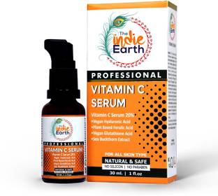 Khadi Global Vitamin C Serum With Vitamin E Vitamin C Vegan Hyaluronic Acid Ferulic Acid Vegan Glutathione Acid Serum Fairness Serum Price In India Buy Khadi Global Vitamin C