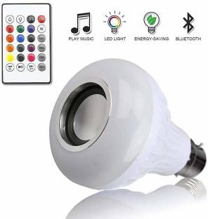 My Machine Musical Bulb with Speaker You can Use with Memory Card and Pen Drive (White) Smart Bulb