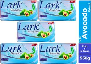 Lark Beauty Soap With Avocado Extract 5 X 110g 550g Pack Of 5 Soaps Price In India Buy Lark Beauty Soap With Avocado Extract 5 X 110g 550g Pack