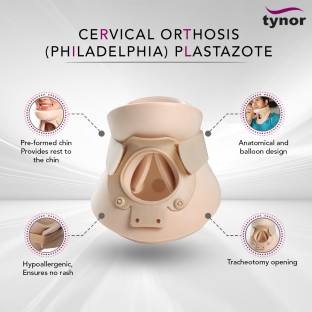 TYNOR Cervical Orthosis (Philadelphia) Plastazote,Large, 1 Unit Ankle Support