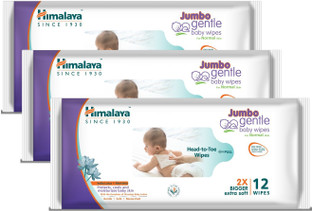 himalaya gentle baby wipes 12 pcs price