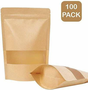 kraft paper bolsa ziplock