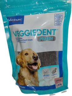 Virbac Virbac Veggiedent Fresh Oral Hygiene Vegetable Chews For Dogs Large More Than 30 Kg Vegetable Dog Chew Price In India Buy Virbac Virbac Veggiedent Fresh Oral Hygiene Vegetable Chews For