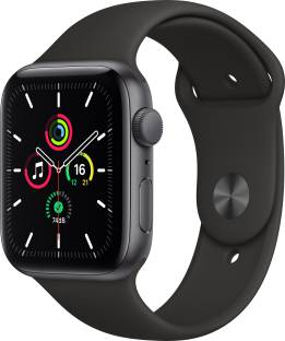 Currently unavailable Add to Compare APPLE Apple Watch SE MYDT2HN/A 44 mm Space Grey Aluminium Case with Black Sport Band 4.63,227 Ratings & 265 Reviews Large Retina OLED display attend calls and reply to messages using the GPS model use fitness app on your iphone to see your daily activity trends track your workouts like swimming, cycling, dancing, jogging, running, yoga get notified in case of irregular heart rhythms It has a Swim Proof design With Call Function Touchscreen Fitness & Outdoor Battery Runtime: Upto 18 hrs 1 Year Manufacturer Warranty ₹32,900 Free delivery Bank Offer