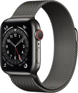 APPLE Watch Series 6 GPS + Cellular M06Y3HN/A 40 mm Graphite Stainless Steel Case with Graphite Milane...