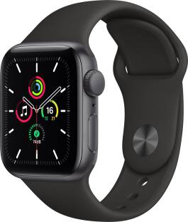 Currently unavailable Add to Compare APPLE Apple Watch SE MYDP2HN/A 40 mm Space Grey Aluminium Case with Black Sport Band 4.63,227 Ratings & 265 Reviews Large Retina OLED display attend calls and reply to messages using the GPS model use fitness app on your iphone to see your daily activity trends track your workouts like swimming, cycling, dancing, jogging, running, yoga get notified in case of irregular heart rhythms It has a Swim Proof design With Call Function Touchscreen Fitness & Outdoor Battery Runtime: Upto 18 hrs 1 Year Manufacturer Warranty ₹29,900 Free delivery Bank Offer