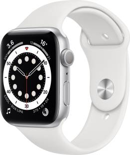 APPLE Watch Series 6 GPS MG283HN/A 40 mm Silver Aluminium Case with White Sport Band