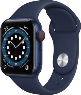 Add to Compare APPLE Watch Series 6 GPS + Cellular 4.51,349 Ratings & 117 Reviews GPS + Cellular model lets you call, text and get directions without your phone Measure your blood oxygen with an all-new sensor and app Check your heart rhythm with the ECG app The Always-On Retina display is 2.5x brighter outdoors when your wrist is down S6 SiP is up to 20% faster than Series 5 5GHz Wi-Fi and U1 Ultra Wideband chip Track your daily activity on Apple Watch and see your trends in the Fitness app on iPhone With Call Function Touchscreen Fitness & Outdoor Battery Runtime: Upto 18 hrs 1 Year Manufacturer Warranty ₹34,999 ₹49,900 29% off Free delivery Upto ₹17,500 Off on Exchange Bank Offer