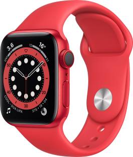 APPLE Watch Series 6 GPS + Cellular M06R3HN/A 40 mm Red Aluminium Case With Product (Red) Sport Band