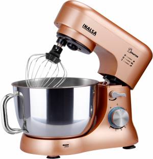 Inalsa Stand Mixer Kratos 1000W with 5L SS Bowl| Includes Whisking Cone, Mixing Beater & Dough Hook 1000 W Stand Mixer
