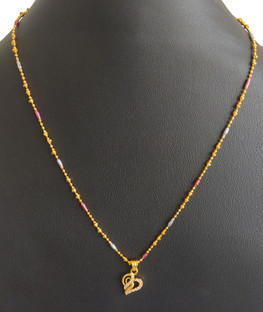 Trendy gold pendant clearance