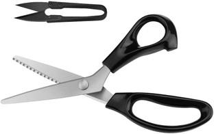 Zig zag scissors for fabric india clearance