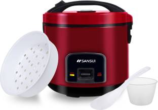 Sansui Deluxe Electric Rice Cooker with Steaming Feature