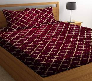Optra 240 TC Microfiber Double Printed Flat Bedsheet
