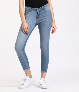 PEOPLE Skinny Women Blue Jeans - Buy 