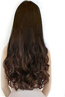 SAMYAK Clip-in Brown Wavy/Curly Hair Extension Price in India - Buy SAMYAK  Clip-in Brown Wavy/Curly Hair Extension online at 