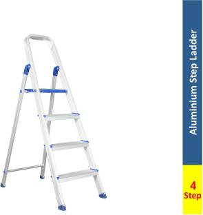 Flipkart SmartBuy 4 Step With Heavy Platform Small Aluminium Ladder