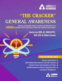 The Cracker General Awareness (History, Geography, Polity and others) MCQ Book for RRB JE, NTPC, RRC Group D and other Exams (In English Printed Edition)