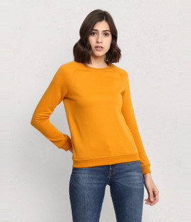 Full Sleeve Solid Women Sweatshirt 
