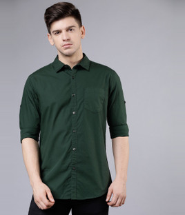 Highlander Olive Green Shirt Flash 
