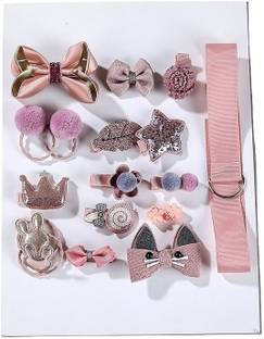XLDreams Pink color 18Pcs/Set Mix Style Headwear Set Children Accessories Ribbon Bow with Full Covered Clips Hairpins for Girls .Hair Accessories with Gift Box Hair Clip Price in India - Buy XLDreams XLDreams Pink color 18Pcs/Set Mix Style Headwear Set Children Accessories Ribbon Bow with Full Covered Clips Hairpins for Girls .Hair Accessories with Gift Box Hair Clip Price in India - Buy XLDreams