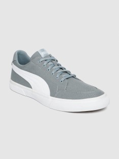 puma men's acrux idp dark shadow white sneakers