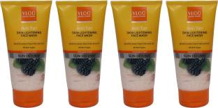 VLCC Anti Tan Skin Lightening Pack of 4 Face Wash