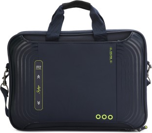 skybags techno dg navy office bag