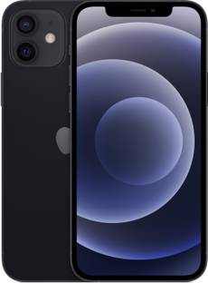 Add to Compare APPLE iPhone 12 (Black, 64 GB) 4.61,89,209 Ratings & 12,836 Reviews 64 GB ROM 15.49 cm (6.1 inch) Super Retina XDR Display 12MP + 12MP | 12MP Front Camera A14 Bionic Chip with Next Generation Neural Engine Processor Ceramic Shield Industry-leading IP68 Water Resistance All Screen OLED Display 12MP TrueDepth Front Camera with Night Mode, 4K Dolby Vision HDR Recording Brand Warranty for 1 Year ₹53,999 ₹59,900 9% off Free delivery Upto ₹33,000 Off on Exchange No Cost EMI from ₹9,000/month