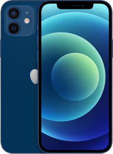 Add to Compare APPLE iPhone 12 (Blue, 64 GB) 4.61,89,209 Ratings & 12,836 Reviews 64 GB ROM 15.49 cm (6.1 inch) Super Retina XDR Display 12MP + 12MP | 12MP Front Camera A14 Bionic Chip with Next Generation Neural Engine Processor Ceramic Shield Industry-leading IP68 Water Resistance All Screen OLED Display 12MP TrueDepth Front Camera with Night Mode, 4K Dolby Vision HDR Recording Brand Warranty for 1 Year ₹53,999 ₹59,900 9% off Free delivery Upto ₹33,000 Off on Exchange Bank Offer