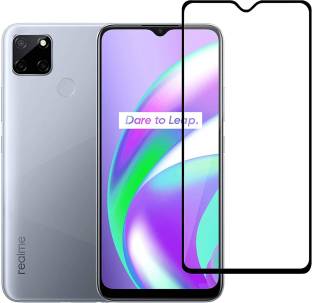 NKCASE Edge To Edge Tempered Glass for Realme C12