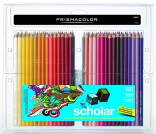 YOUSHARES Grün 16-Bleistift-Federmäppchen Crayola Buntstifte 200 mit 2-Set für Prismacolor Aquarell Bleistifte Marco-Stifte und Kosmetikpinsel 
