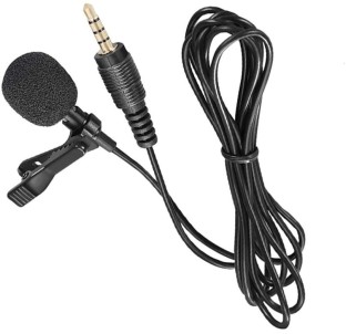 Mini Lavalier Mic Tie Clip Microphones Smart Phone Recording PC Clip-on Lapel Support Speaking Singing Speech High Sensitivity 