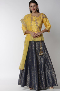 soch Embroidered Stitched Lehenga Choli 
