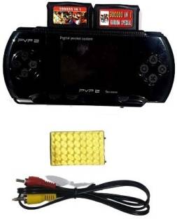 Clubics PVP2 - Video Game 16 bit for Kids (Black) with Super Mario, Contra 1 GB with Super Mario