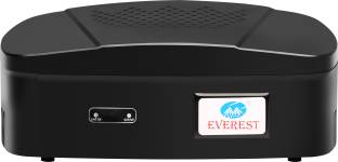 Everest ENT 100 ABS Body Voltage Stabilizer Upto 72 Inches LED TV + Home Theater + Set Top Box + Blu-Ray Player (Working Range : 90 V to 290 V)