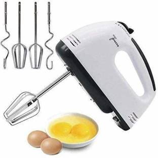 GATHA SALES 7 Speed Control Detachable Stainless-Steel Finish Beater & Whisker| in-Atta Mix and Egg Bitter For Kitchen 120 W Electric Whisk 260 W Electric Whisk