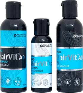 Millennium Herbal Care Pro Hairvit Anti Dandruff Oil 100 Natural Intensive Anti Dandruff Oil For Healthy Dandruff Free Scalp Hair Free From Mineral Oil Sulphates Paraben 100 Ml Hair