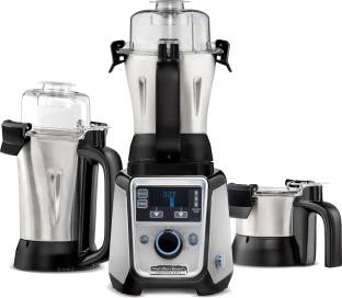 Add to Compare Hamilton Beach 58770-IN Professional 1400 W Mixer Grinder (3 Jars, Silver, Black) 4.4117 Ratings & 19 Reviews Jar Features: Dry Grinding | Wet Grinding | Chutney Grinding Revolutions: 18000 Watts: 1400 W Type: Mixer Grinder Total Jars: 3 5 Years Warranty on Product ₹23,999 ₹30,000 20% off Free delivery